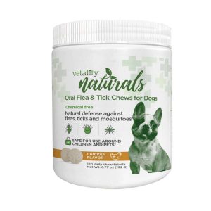 Vetality Naturals Oral Flea And Tick Chews, 120 Count