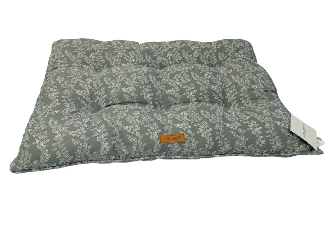 Laura Ashley Dog Bed, Waxham, Charcoal, 27" x 36"