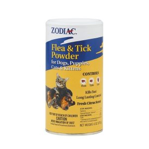 Zodiac Flea & Tick Powder for Dogs, Puppies, Cats & Kittens, 6 Ounces
