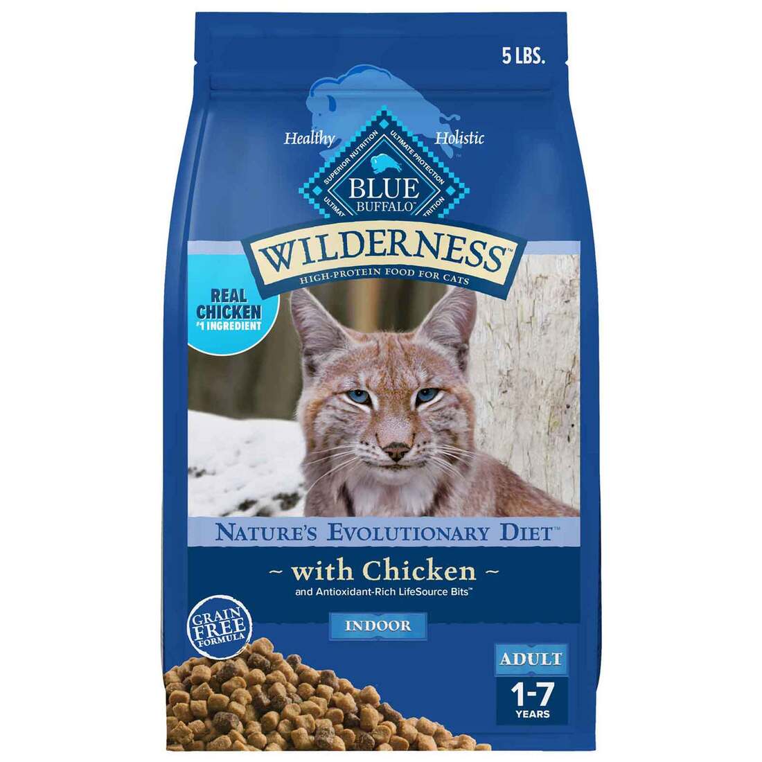 Blue Wilderness Cat Food, Adult Indoor - Image 2