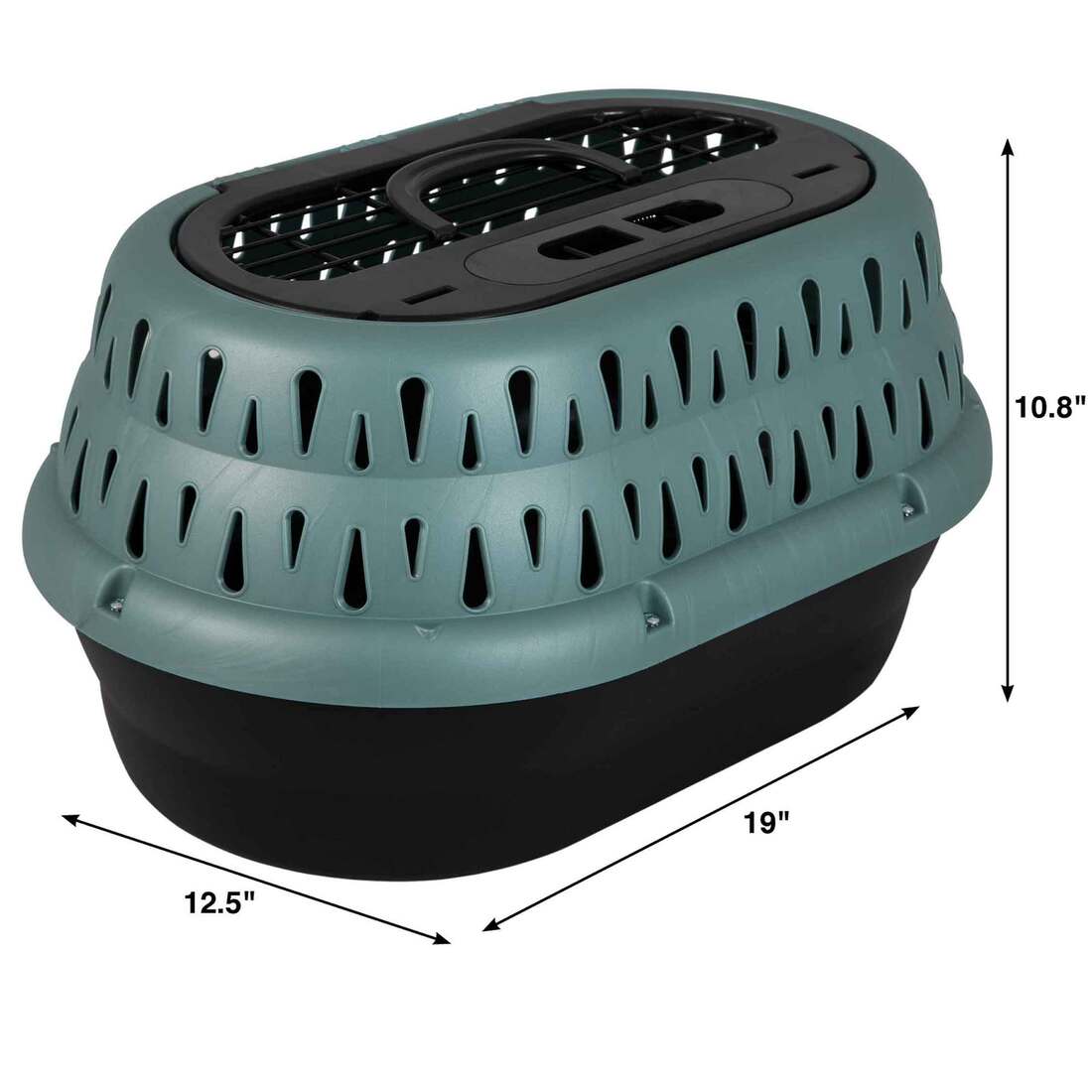 Petmate Top Load Travel Kennel, 19 Inches, Up To 10 Pounds