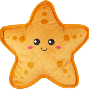 Play On Durable Plush Starfish Dog Toy
