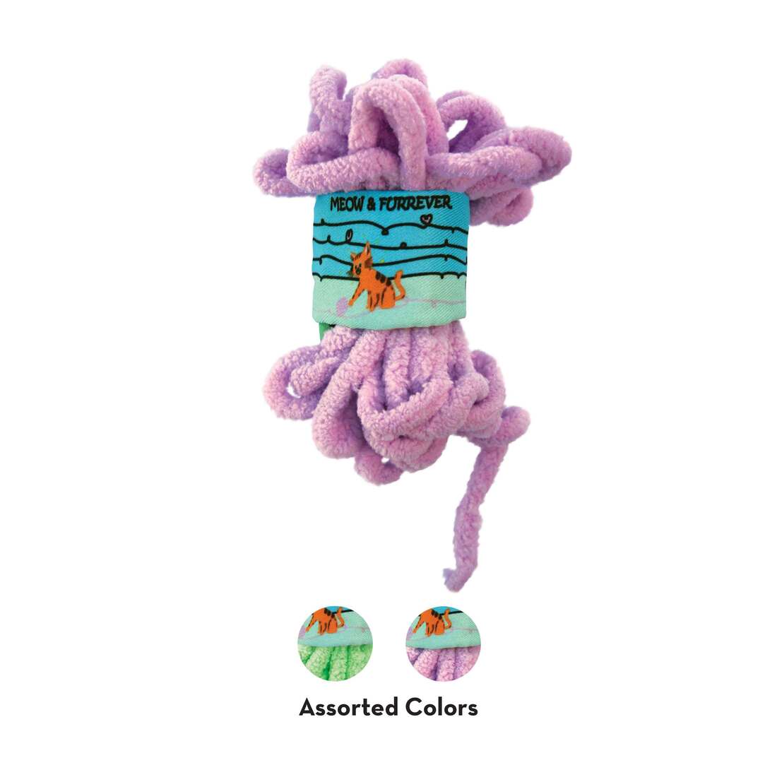 KONG Pull-a-partz Yarnz Cat Toy, Assorted