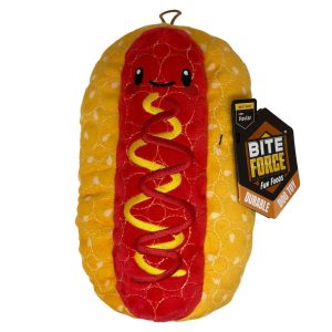 Biteforce Hot Dog Dog Toy