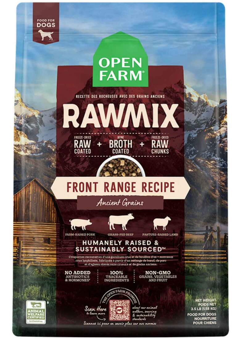 Open Farm RawMix Dog Food, Front Range Recipe Ancient Grains - Image 2