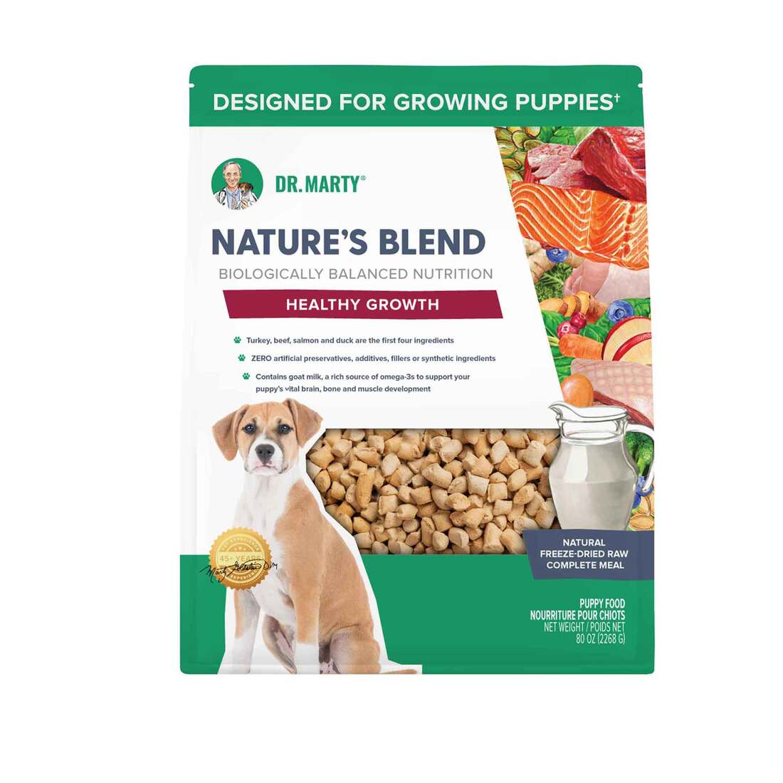 Dr. Marty Nature's Blend Premium Freeze-Dried Healthy Growth Puppy Food - Image 2