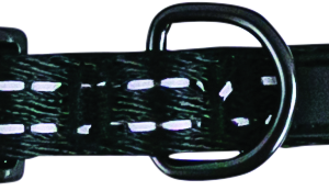 Play On Adventure Reflective Dog Collar, Black