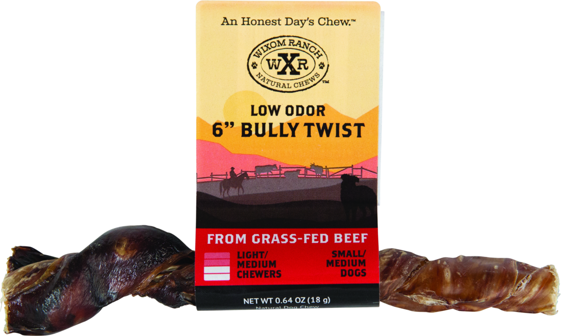 Wixom Ranch Natural Chews Low Odor Bully Twist