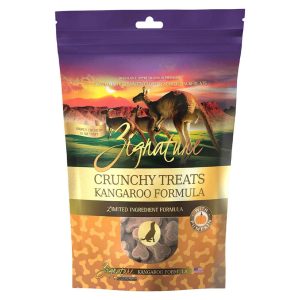 Zignature Crunchy Bar Kangaroo Dog Treat, 12 Ounces