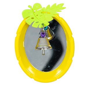 Play On Bird Toy Oval Mirror