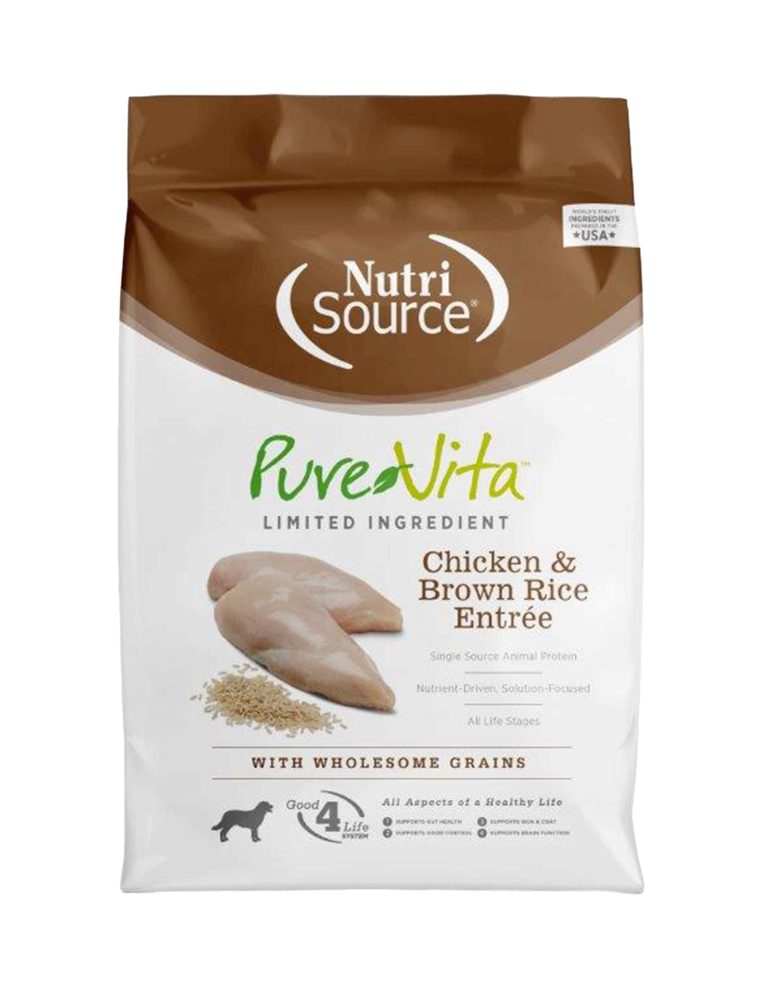 PureVita™ Chicken and Brown Rice Dry Dog Food, 25 Pounds