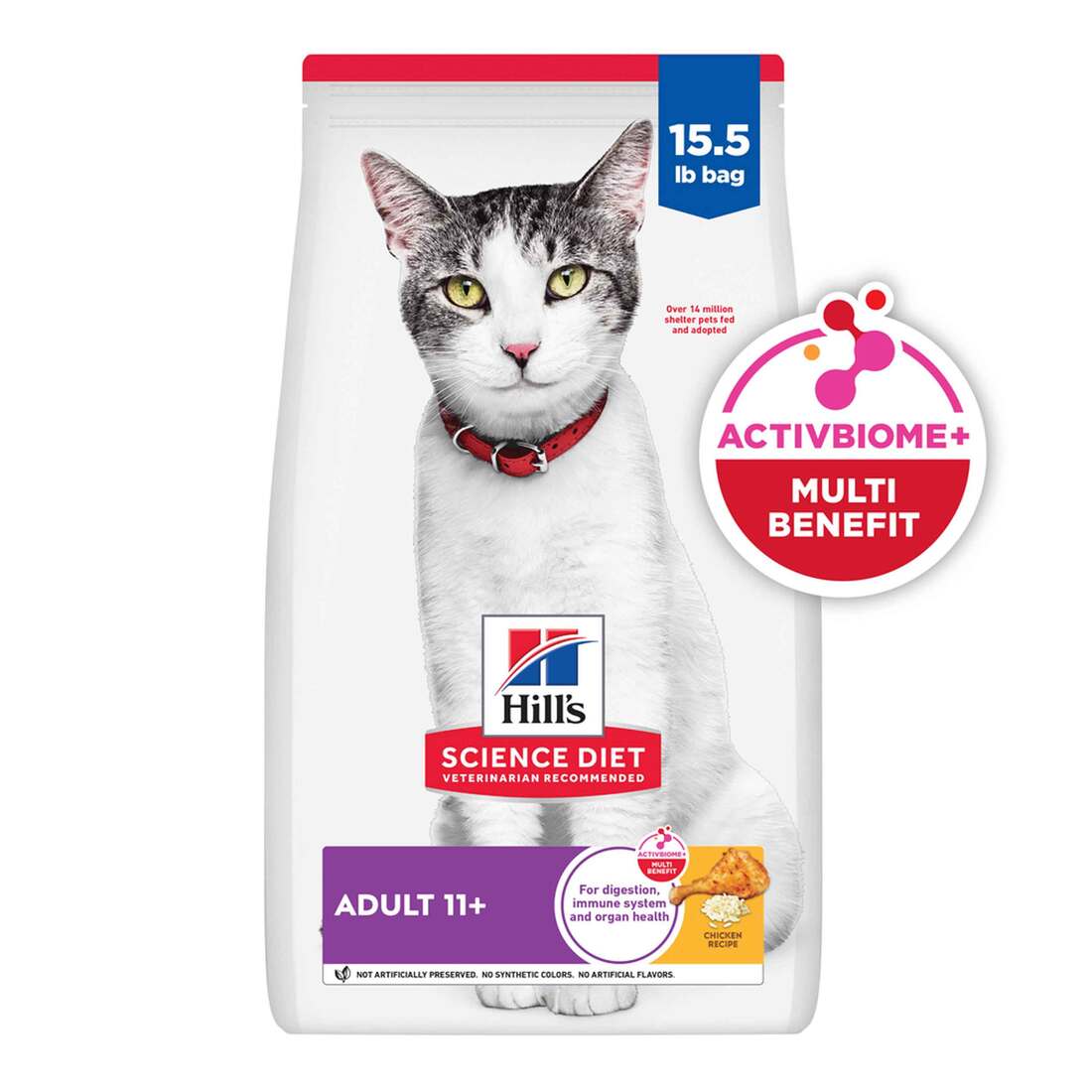 Hill's Science Diet Senior 11+ Chicken Recipe Dry Cat Food