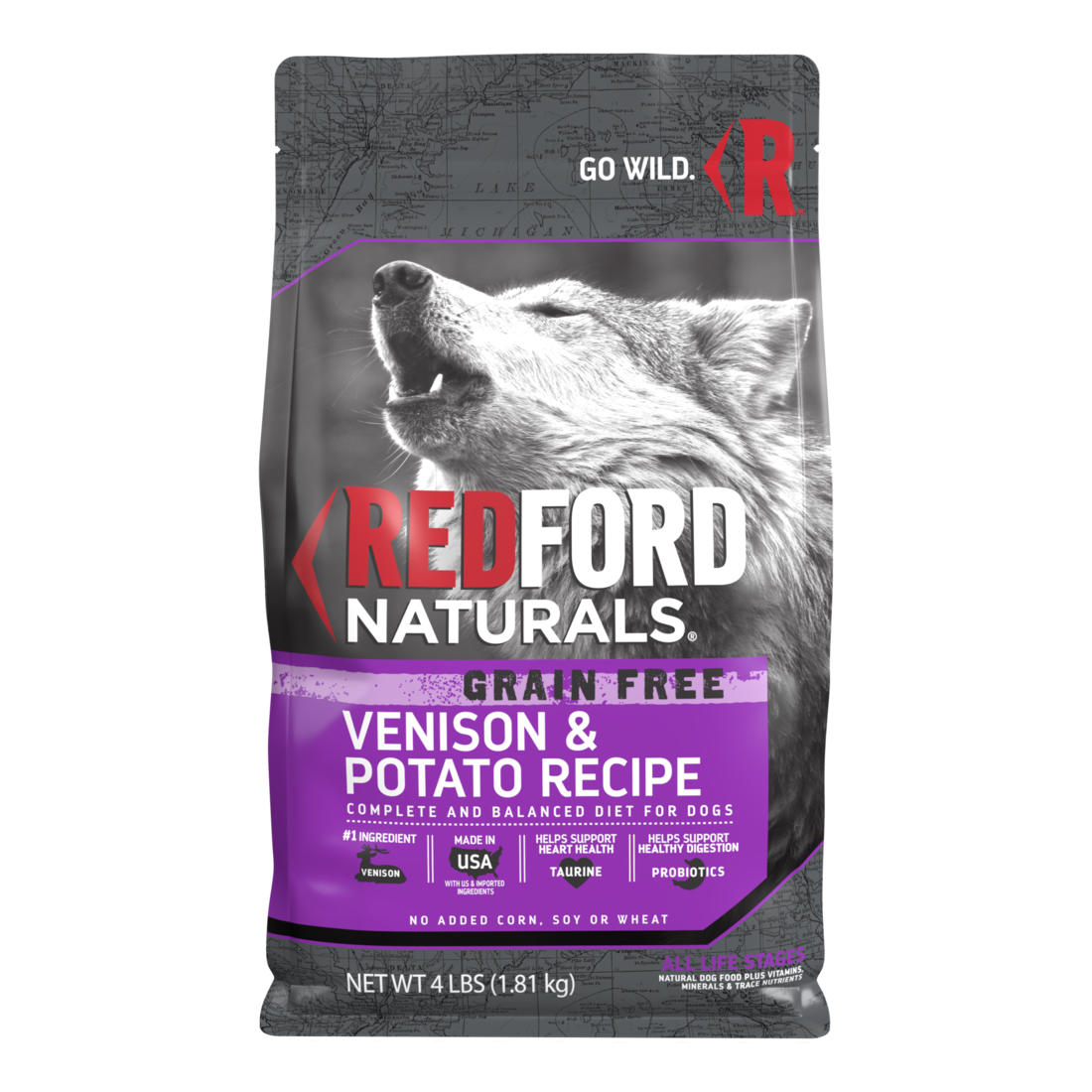 Redford Naturals Grain Free Venison and Potato Recipe Adult Dog Food - Image 2