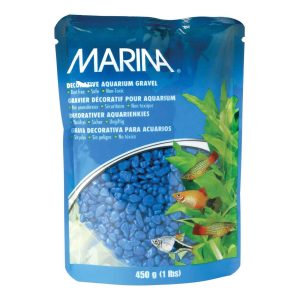 Marina Blue Decorative Aquarium Gravel - 1 Pound