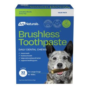 Ark Naturals Brushless Toothpaste For Dogs, Large, 40 Count, 54 Ounces