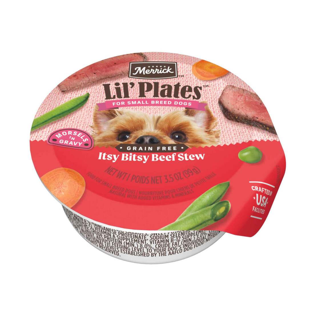 Merrick Lil' Plates Grain Free Small Breed Wet Dog Food - Image 2