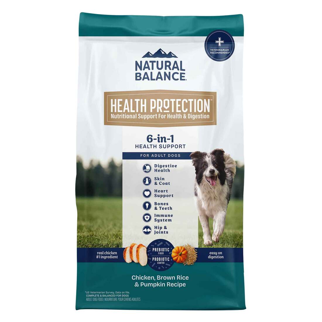 Natural Balance Health Protection Dry Dog Food, Chicken, Brown Rice & Pumpkin Recipe - Image 2