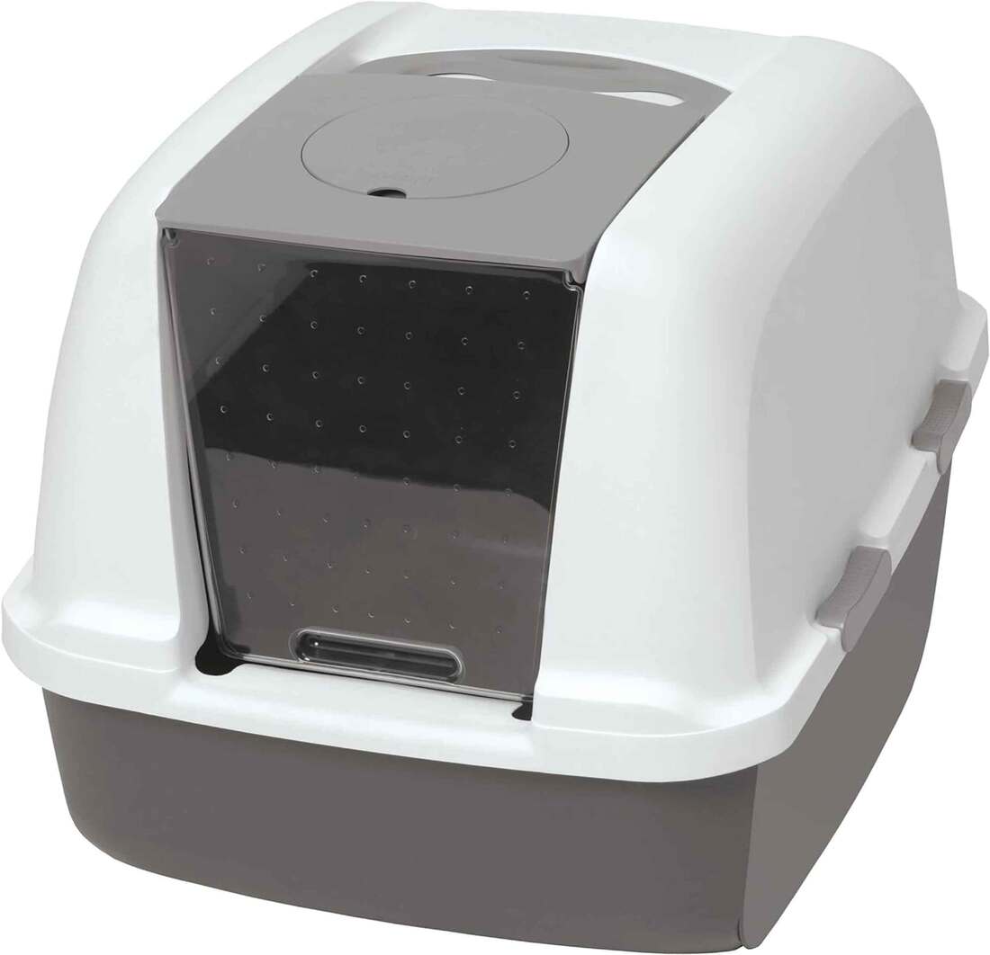 Catit Jumbo Cat Litter Pan, Gray