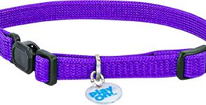 Play On Cat Purple Adjustable Collar