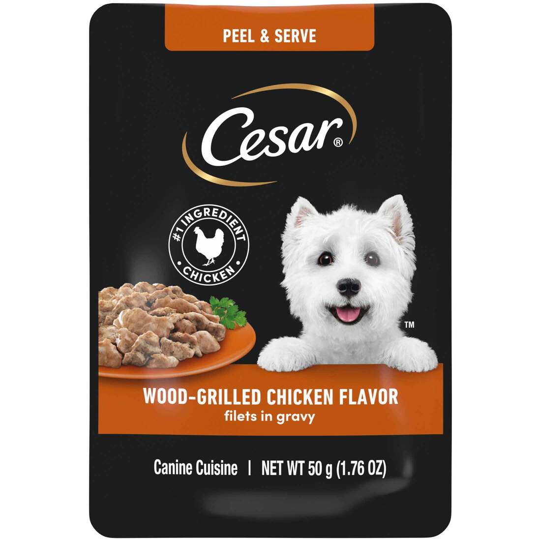 Cesar Wet Dog Food Pouch, 1.76 Ounces - Image 3