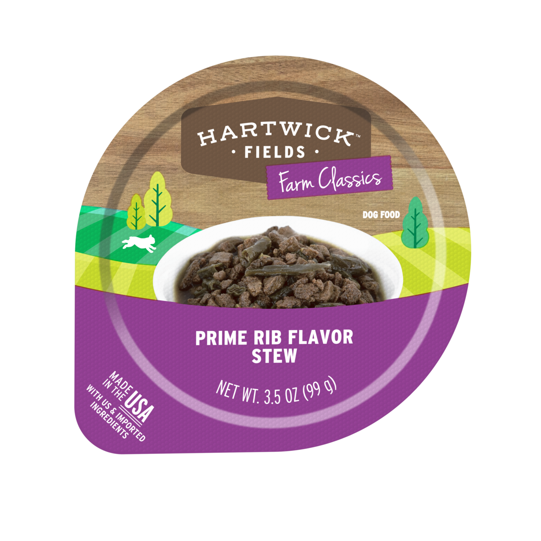 Hartwick Fields Farm Classics Adult Wet Dog Food, 3.5 Ounces