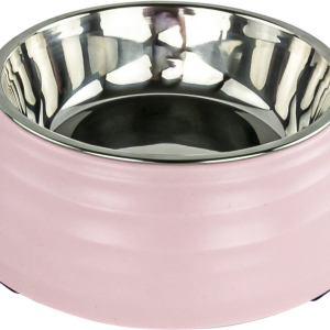 Play On Frosted Ripple Dog Bowl with Insert