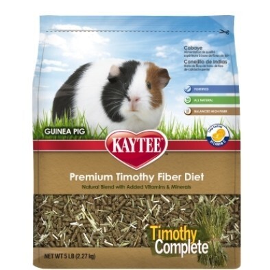 Kaytee Timothy Complete Guinea Pig Food, 5 Pounds