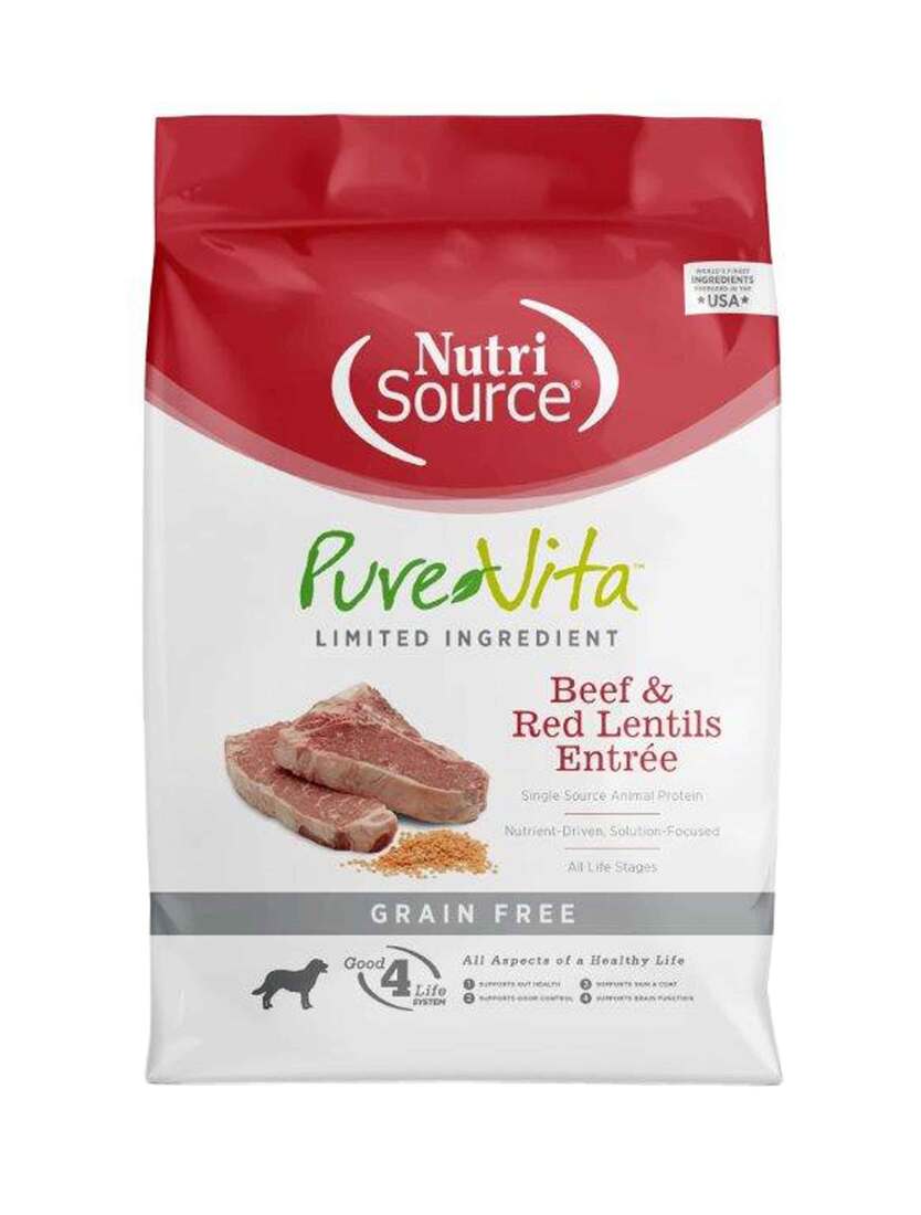 PureVita™ Beef and Lentils Dry Dog Food, 25 Pounds