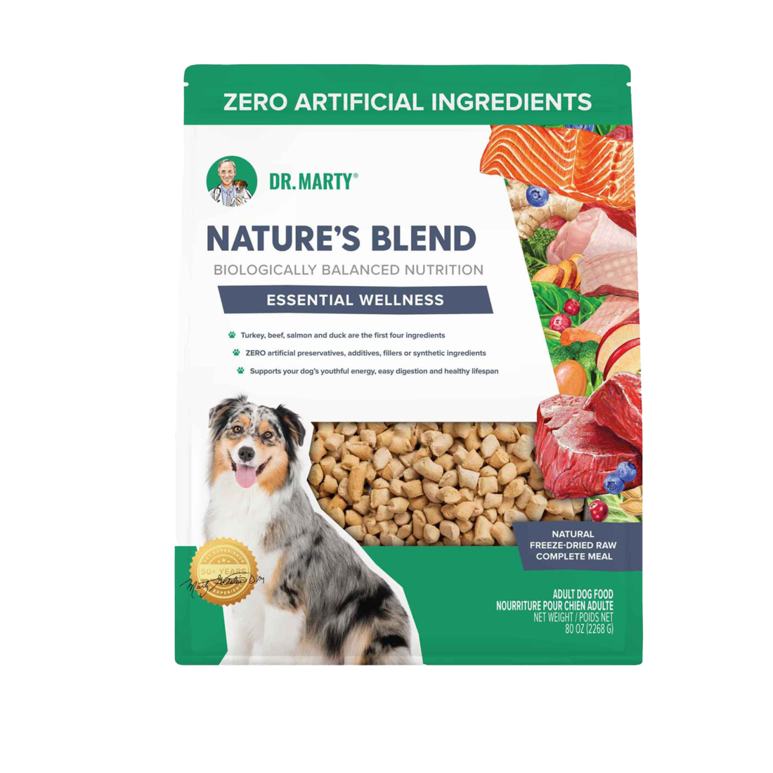 Dr Marty Premium Freeze Dried Dog Food, 80 Ounces