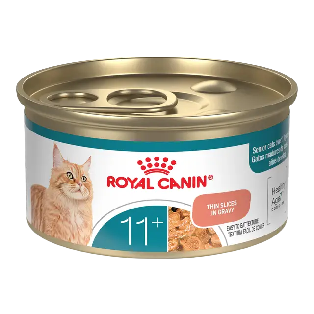 Royal Canin® Feline Care Nutrition™ Wet Cat Food, Senior Aging 11+ Thin Slices in Gravy, 3 Ounces