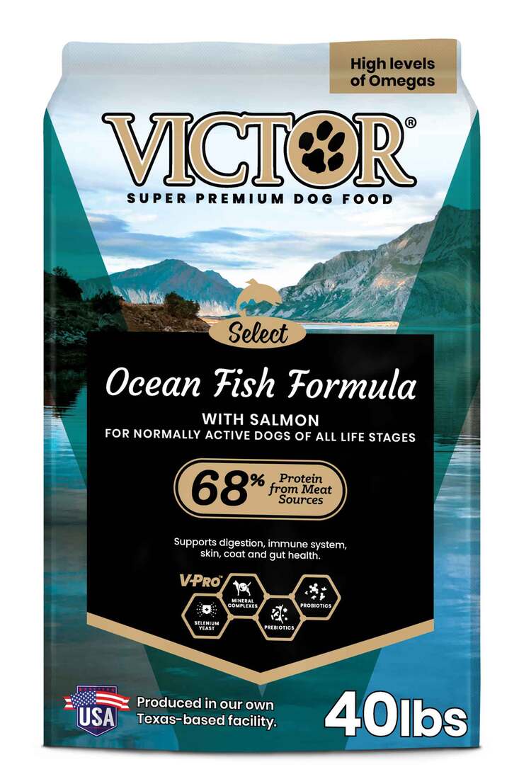 VICTOR Select Ocean Fish Formula, Dry Dog Food, 40 Pounds