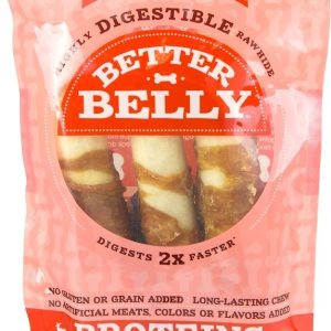 Better Belly Venison Large Roll Dog Treats, 3 Count