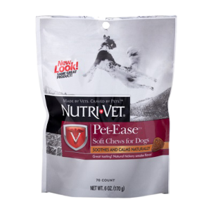 Nutri-Vet Pet-Ease Soft Chews For Dogs, 6 Ounces