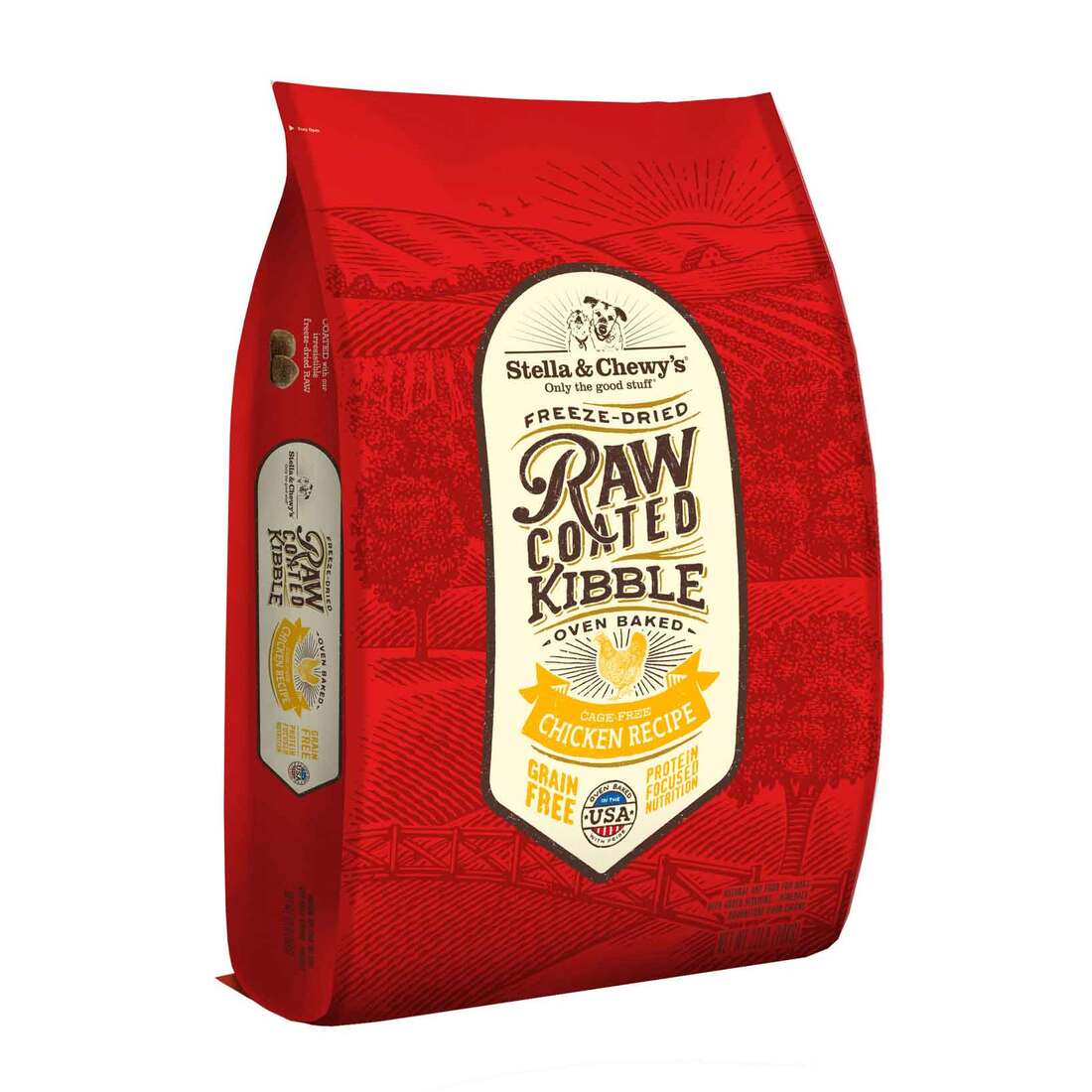 Stella & Chewy's Raw Coated Kibble Cage-Free Chicken Dry Dog Food