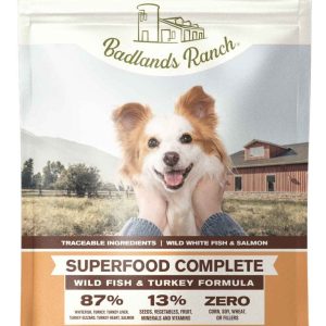 Badlands Ranch Air Dried Superfood Dog Food, Wild Fish and Turkey