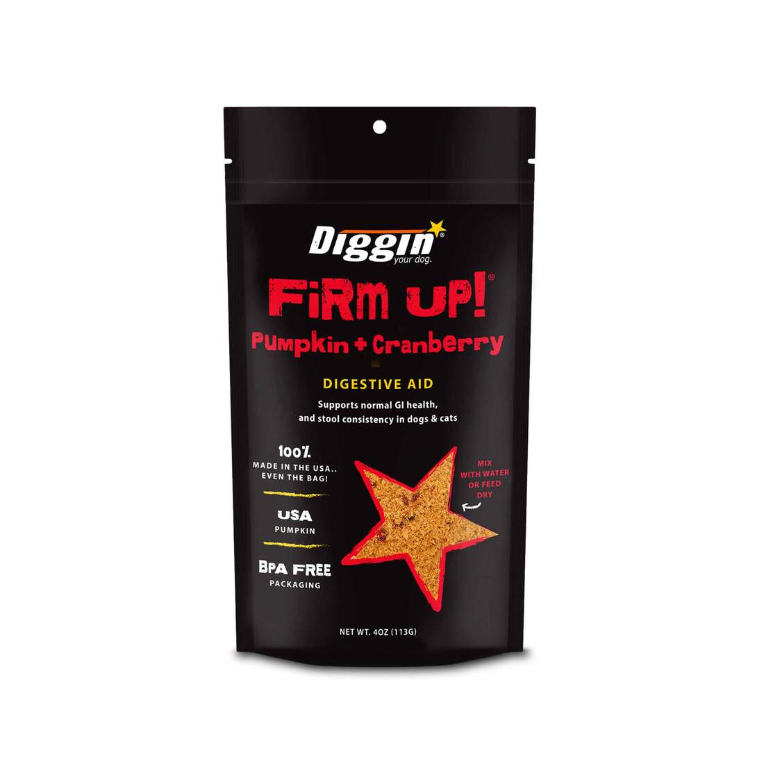 Super Snouts Firm Up Fiber Dog Supplement, Pumpkin/Apple/Cranberry, 4 Ounces