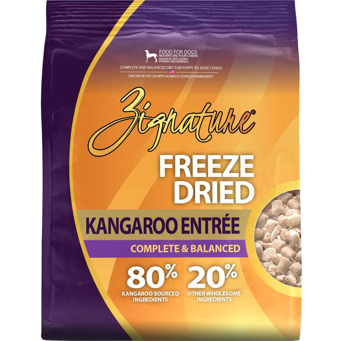 Zignature Kangaroo Entree Freeze Dried Dog Food