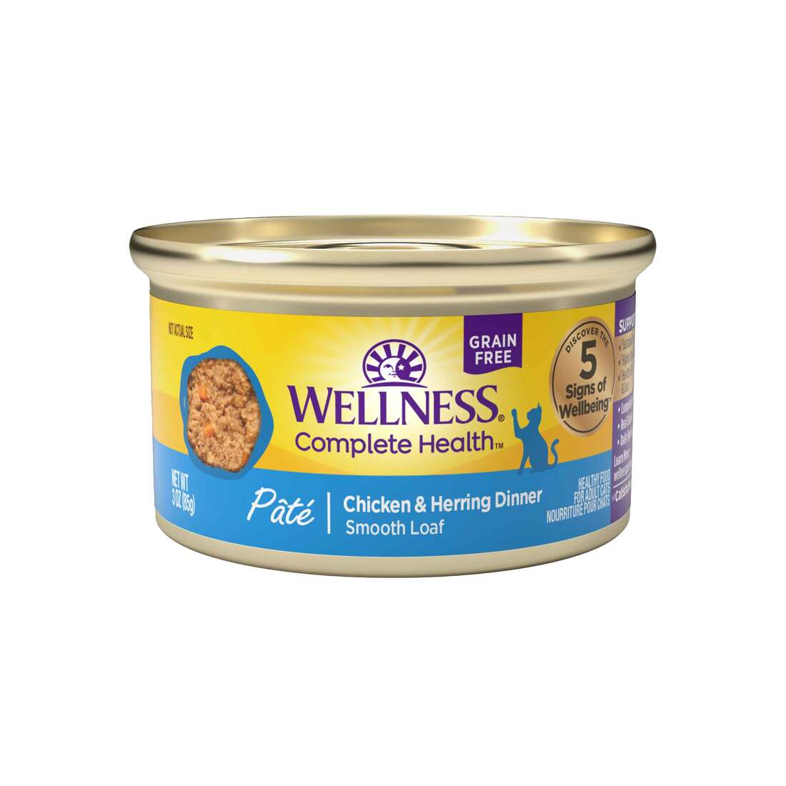 Wellness Complete Health Grain Free Canned Cat Food, Pate - Image 13