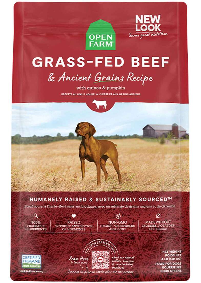 Open Farm Dry Dog Food, Ancient Grain Beef
