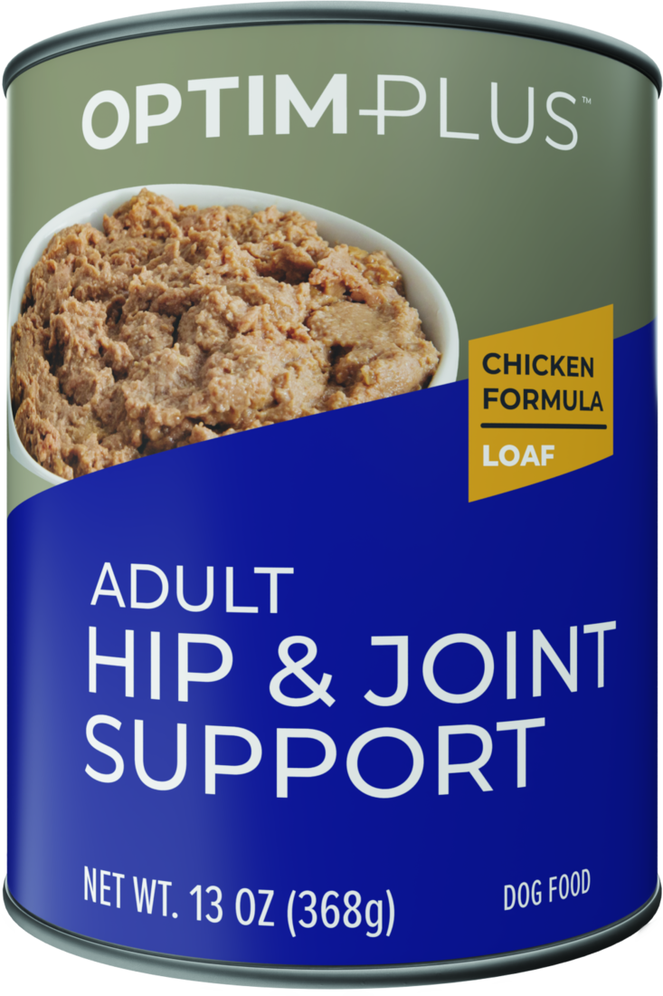 OptimPlus Adult Hip & Joint Support Chicken Formula Wet Dog Food, 13 Ounces