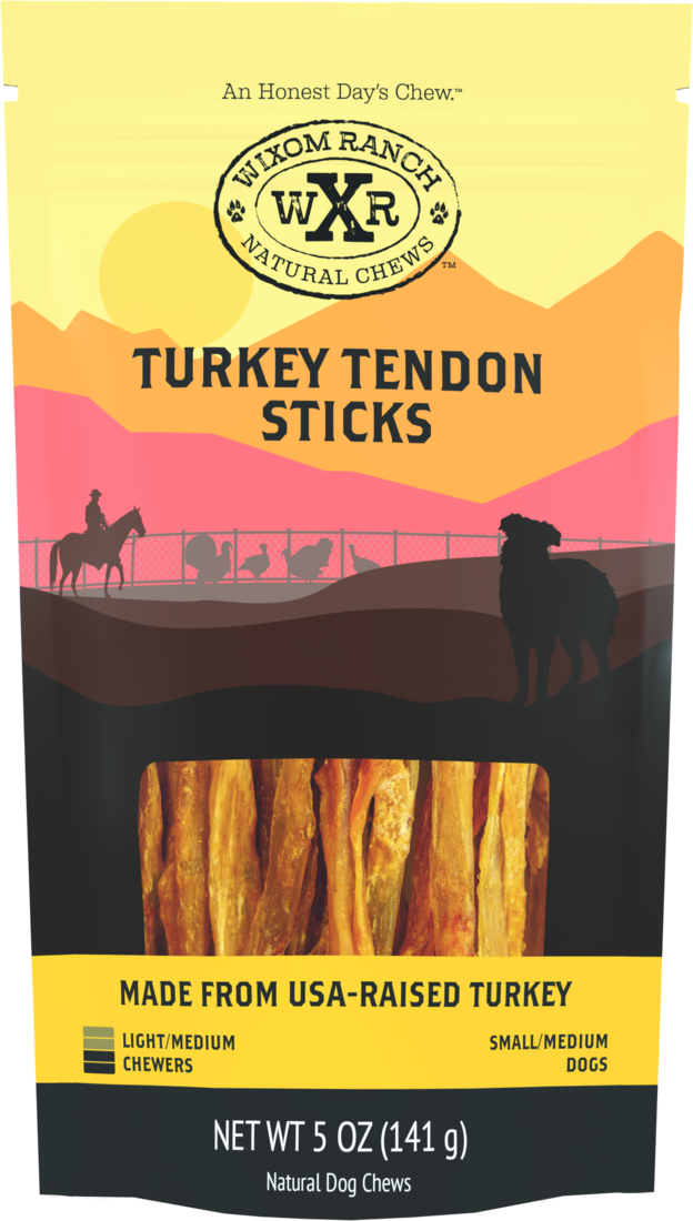 Wixom Ranch Naturals Chews Turkey Tendon Sticks