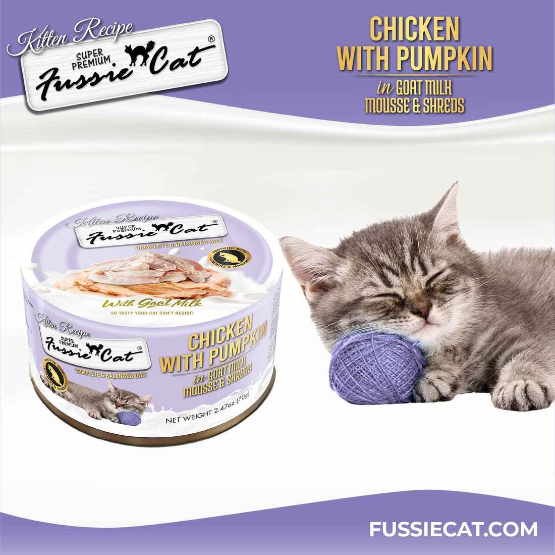 Fussie Cat Wet Kitten Food