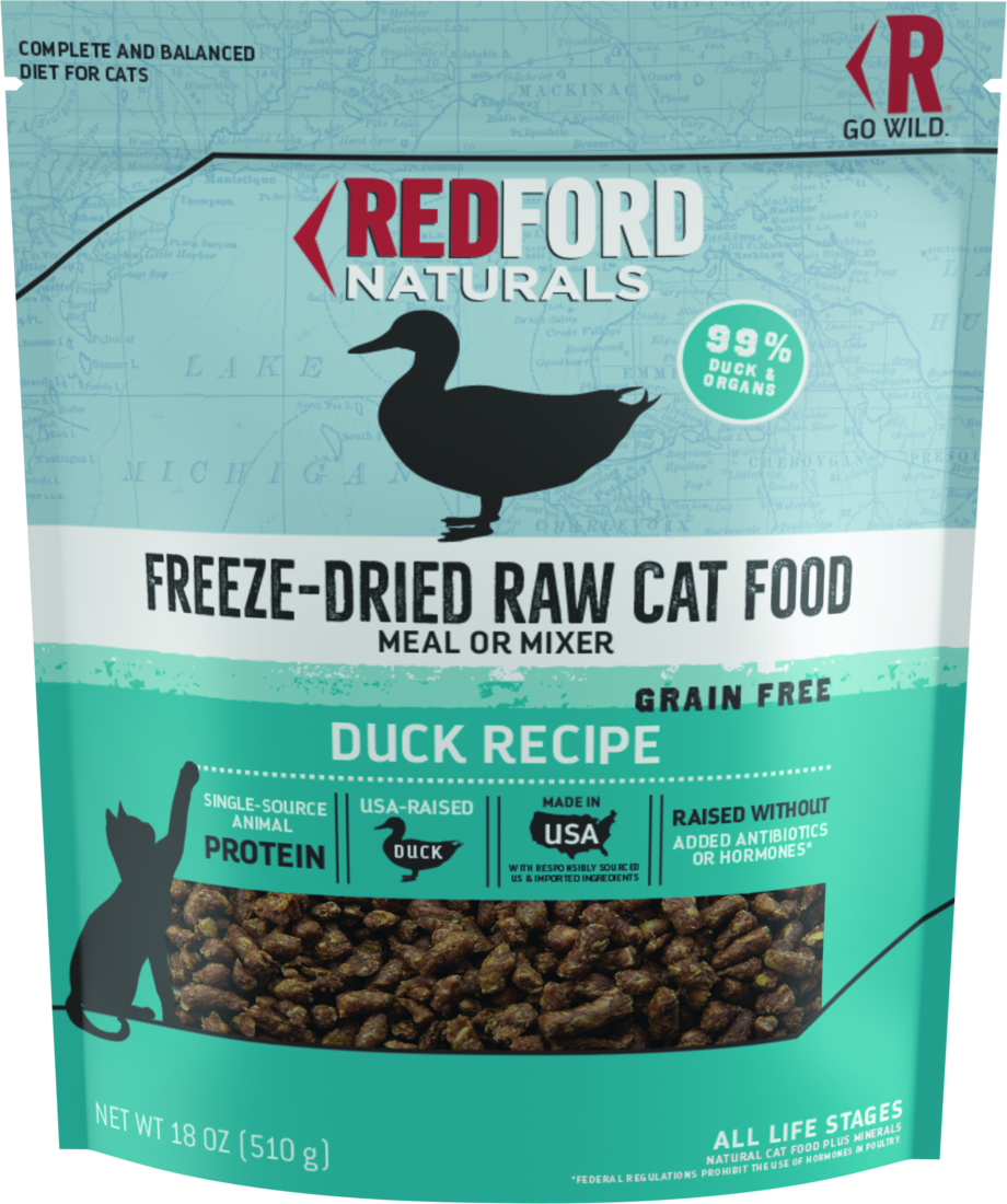 Redford Naturals Freeze-Dried Grain Free Duck Recipe Cat Food - Image 2