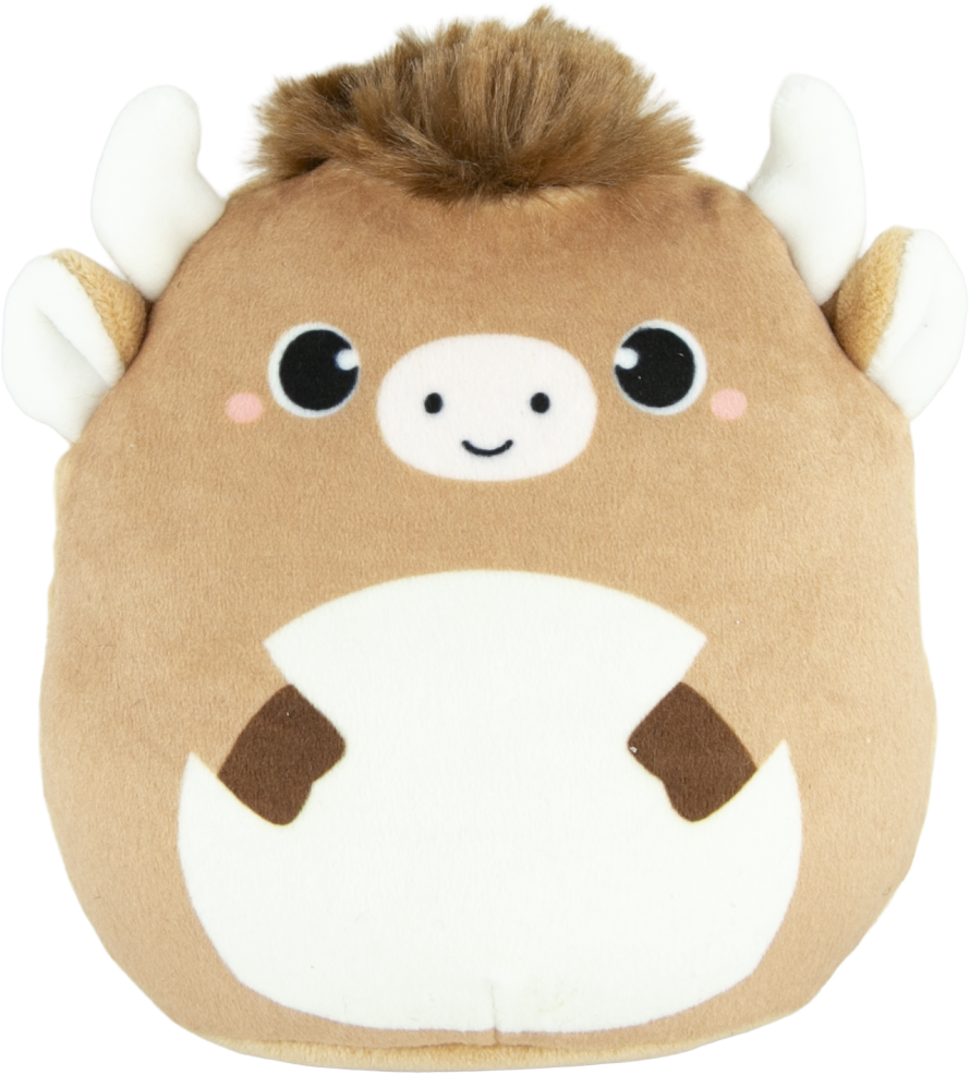 Play On Ultra-Soft Plush Highland Cow Dog Toy