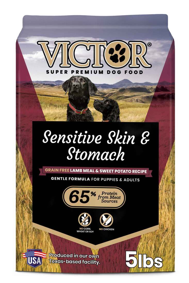 Victor Grain Free Sensitive Skin & Stomach Dry Dog Food, Lamb Meal and Sweet Potato - Image 2