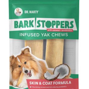 Dr. Marty Bark Stopper Skin & Coat Yak Dog Chew