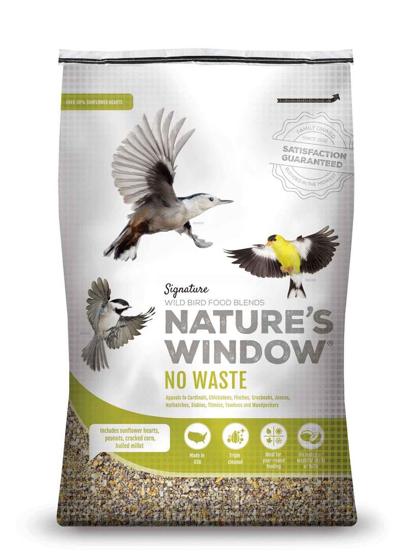 Nature's Window No Waste Wild Bird Food, 18 Pounds
