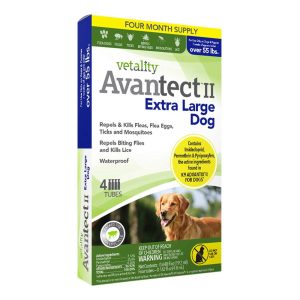 Vetality Avantect II Extra Large Dog, +55 Pounds, 4 Doses