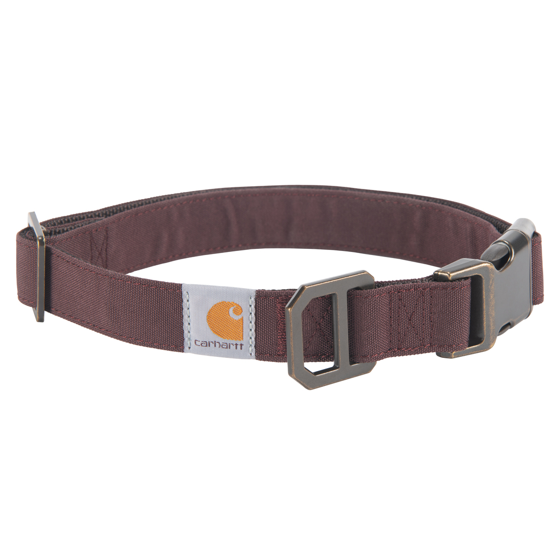 Carhartt Nylon Duck Dog Collar, Deep Wine, Medium