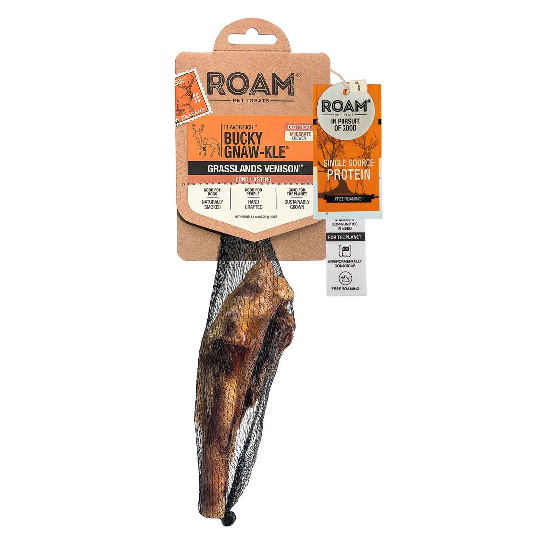 Roam Gnawkle Bucky Dog Treat